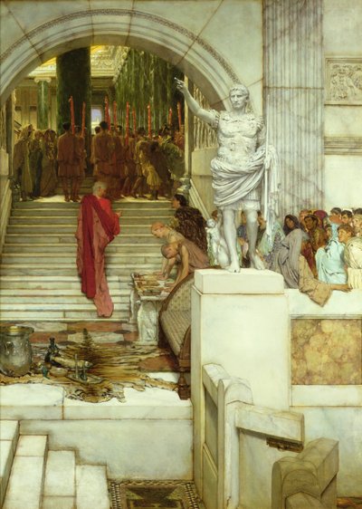 Nach der Audienz, 1879 von Lawrence Alma Tadema